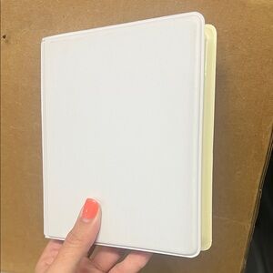 White Cassette Tape Holder Case